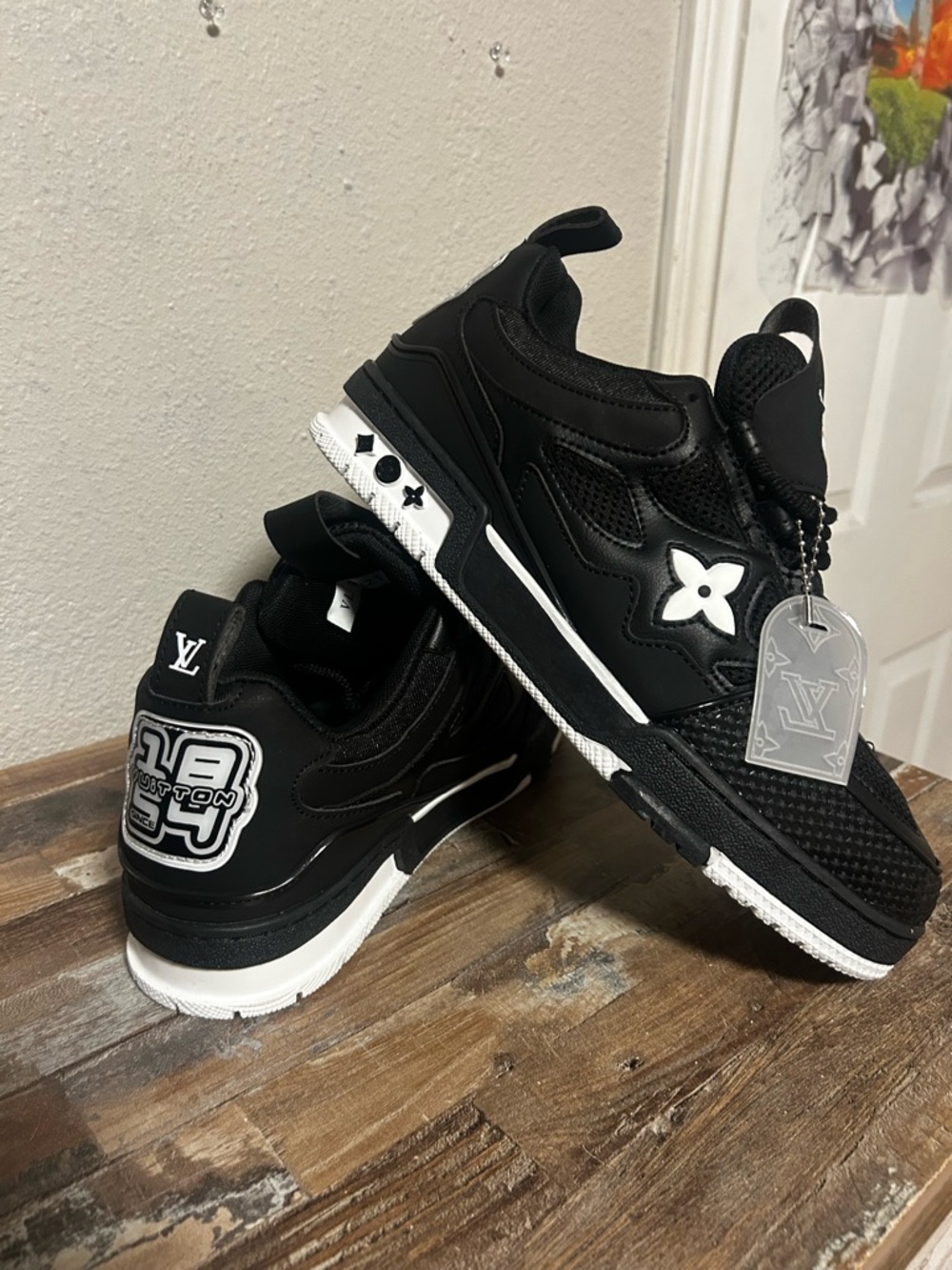 Louis Vuitton White LV Trainer Sneakers